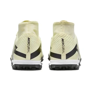 Nike Original Beige Mercurial Superfly 9 TF Men's Football Shoes Comfortable Student Anti -slip Hard Artificial Lawn 8 Main Sales Nike Boot - №2