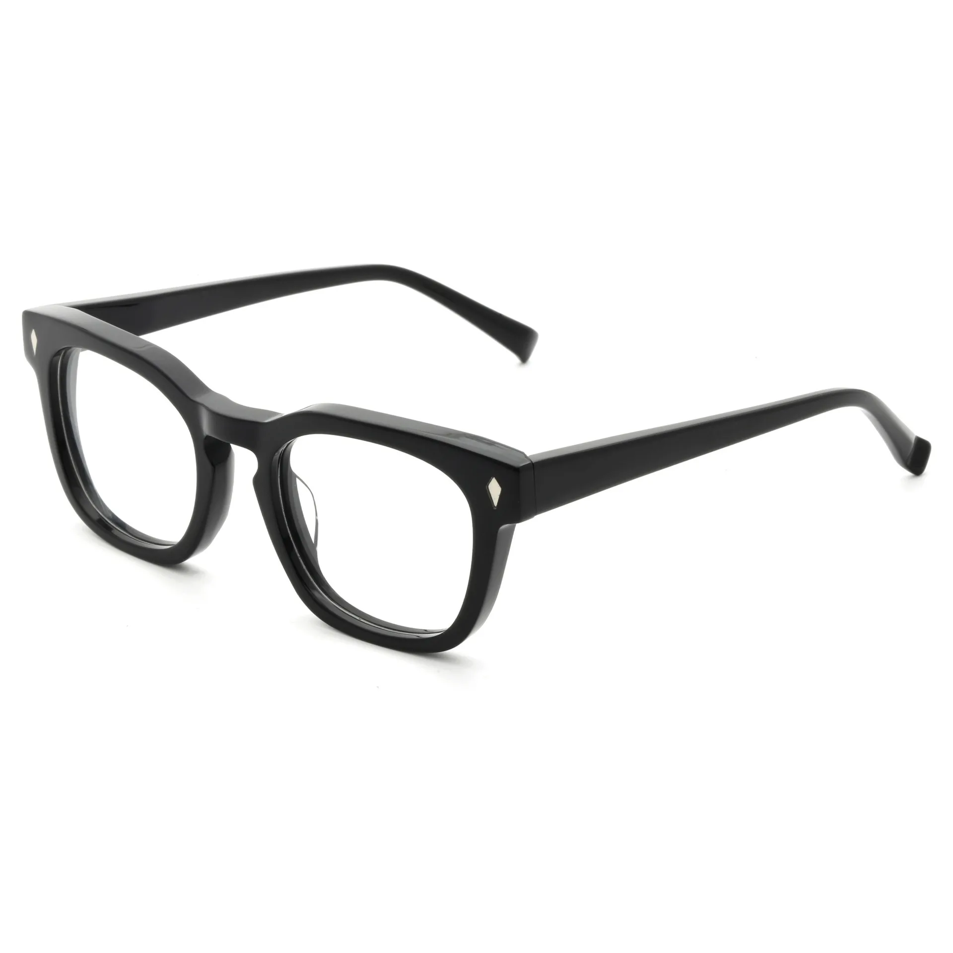 

Square Acetate Eyeglass Frames High-quality Optical Prescription Glasses Men Women Fashion Hand Made Glasses Frame