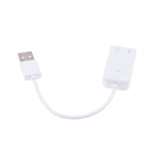 Thẻ âm thanh bên ngoài cho MacBook, 3,5mm, USB, 3,5mm, tai nghe, mic, di động, máy tính, máy tính xách tay, PC 8 Tấm âm thanh bán hàng chính 7.1 USB - 5