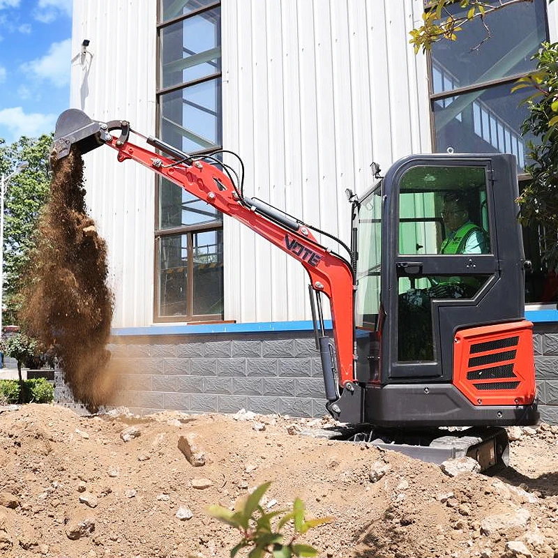 EPA certification 1.8 Ton Mini Excavator Hydraulic Mini Excavator Small Construction Excavator