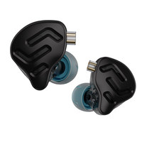 KZ ZNA Earphones 12MM Dual-magnetic Cavity Dynamic Headphones HiFi In Ear Bass Monitor Earbuds Sport Headsets