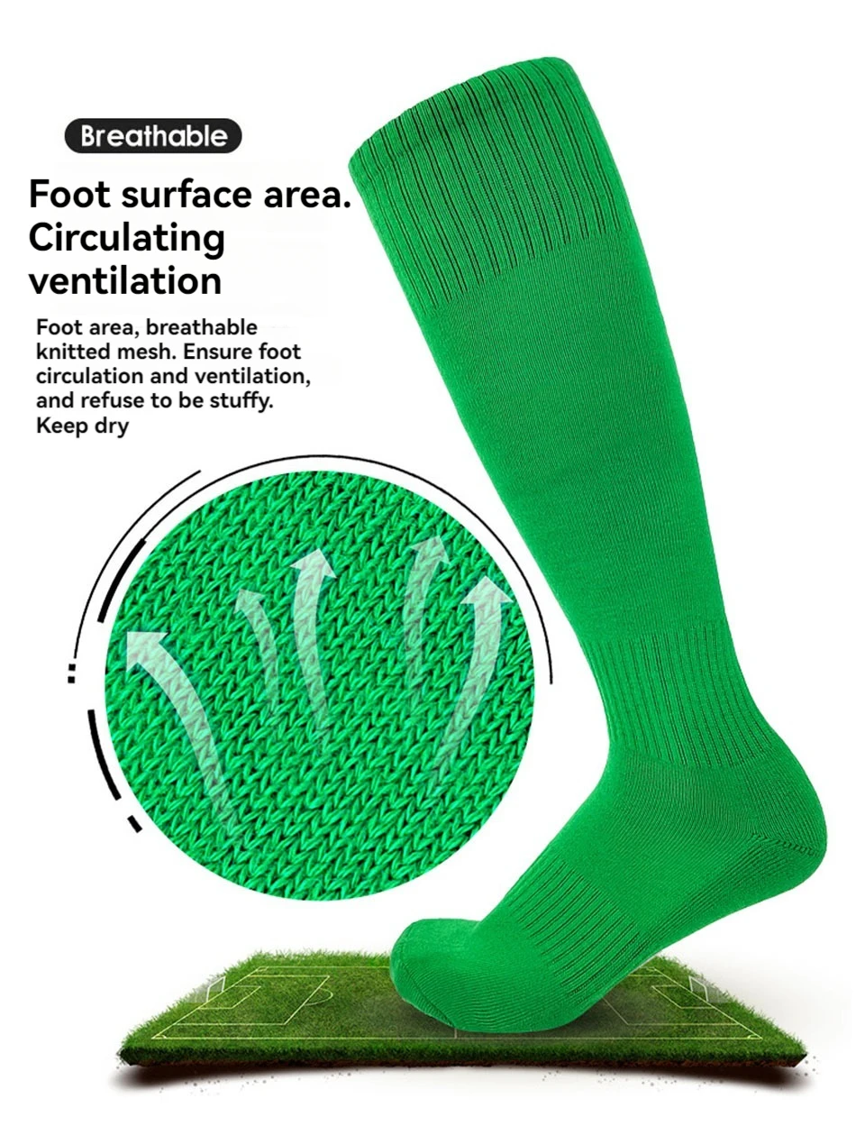 Loogdeel 1 Paar Kinder-Fußballsocken, Jungen-Fußballsocken, Mädchen, Kniestrümpfe, Baseball, Softball, Sport, Kinder, Jugendliche, Männer und Frauen – Detail 9