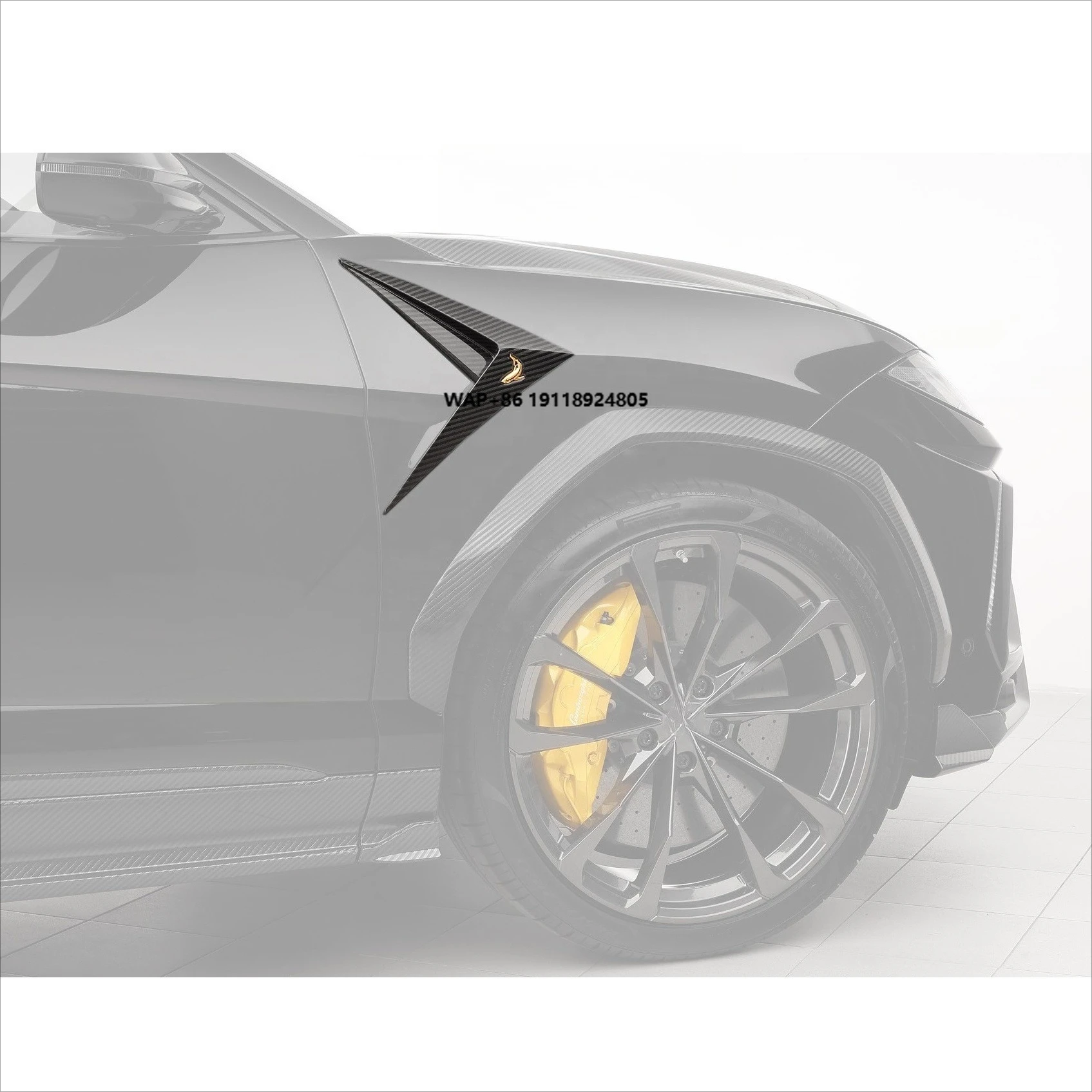 

Full Carbon Fiber 2018 to 2022 URUS TPC Style Front Fender Extension Fit For URUS Side Vents Bodykit