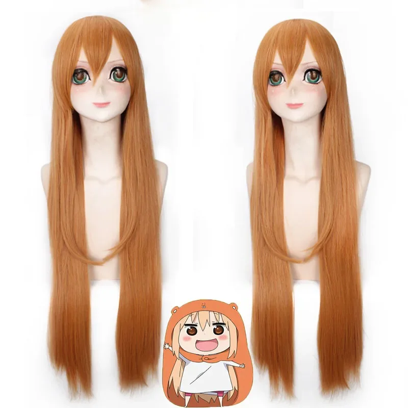 High Quality Umaru-chan Cosplay Wig Anime Umaru Doma Of Himouto! Long Straight Halloween Costume Play Umaru Chan Wigs