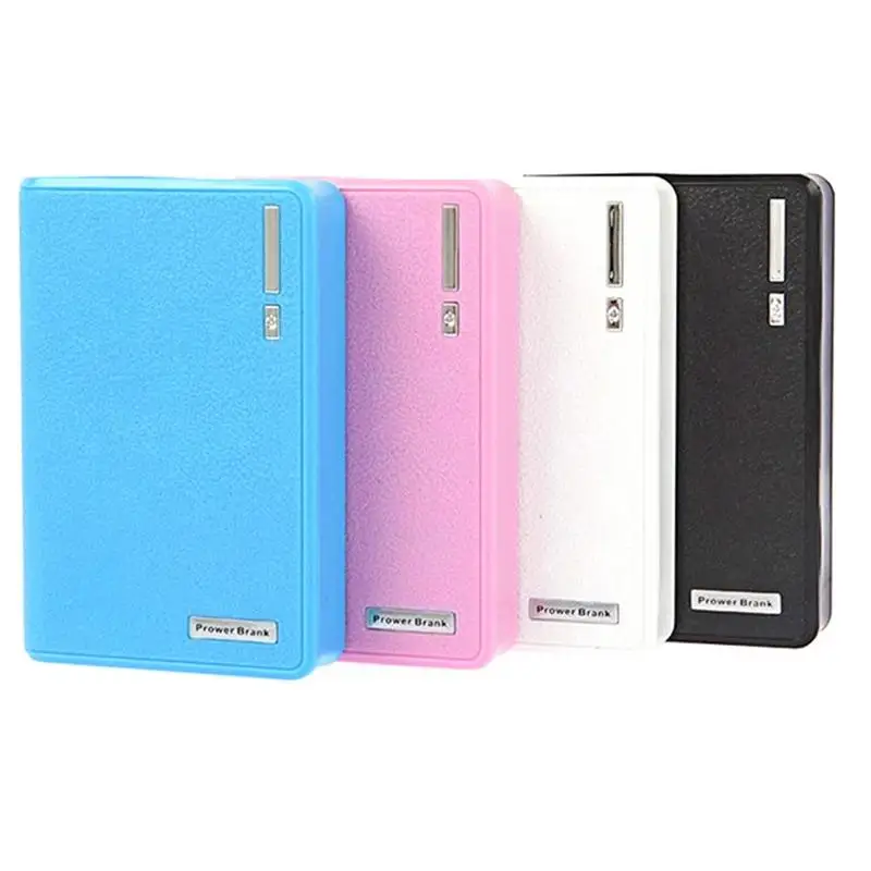 4 Slot 18650 Power Bank Battery Box Holder Portable Dual USB Type C Charge Shell For 18650 Battery Case