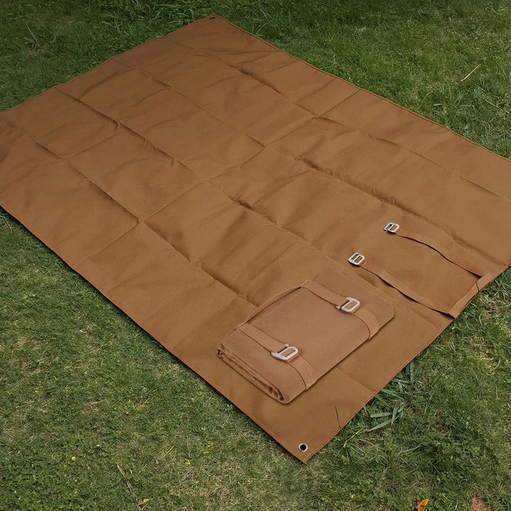 Thickened Waterproof Moisture-Proof Anti-Slip Wear-Resistant Oxford Cloth Nylon Ground Mat Tent Mat Outdoor Camping Picnic Mat