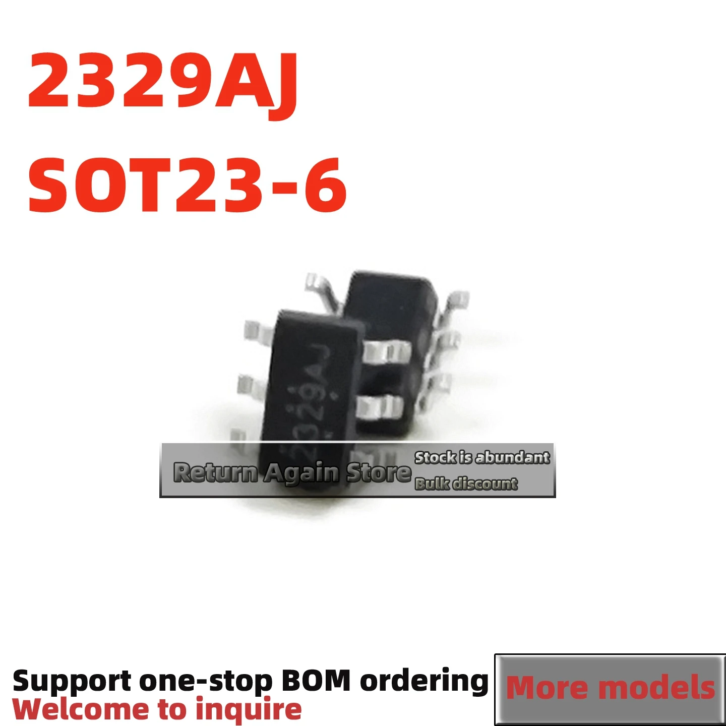 10PCS/Per pack 2329AJ BP2329AJ SOT23-6 SMD 6-pin new original