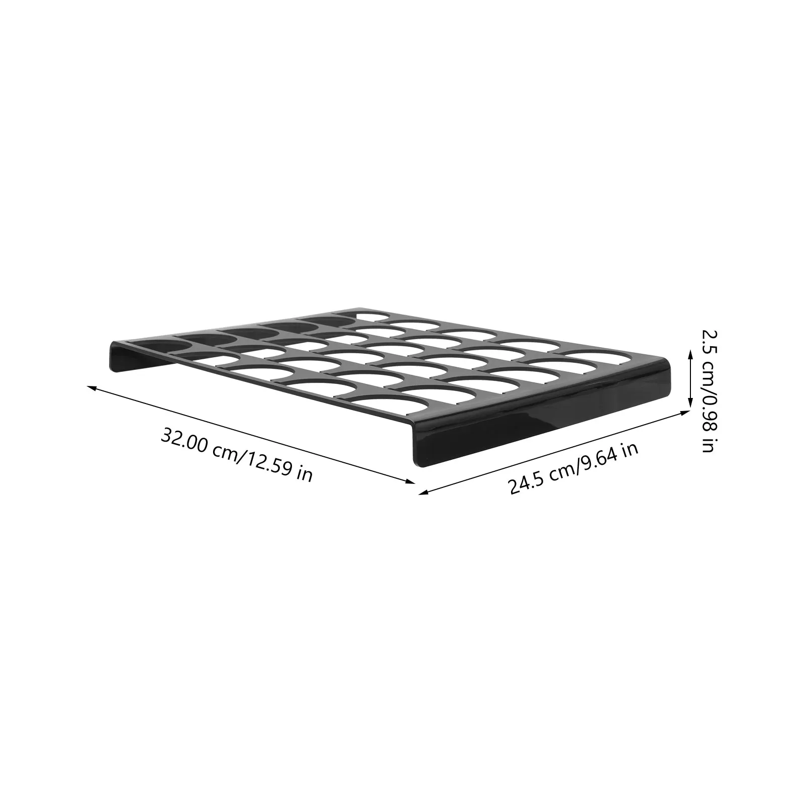 

Large Capacity Capsules Holder Rack Acrylic Storage Stand Kitchen Countertop Organizer Multi-Functional Display Rack Compact