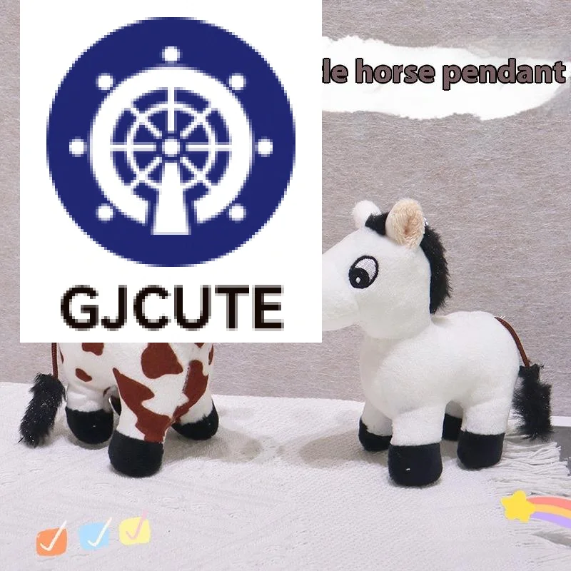 

Cute Cartoon Pony Plush Decoration Pendant Keychain Kawaii Pony Ornament Stuffed Doll Toys Backpack Pendant Accessories Gifts