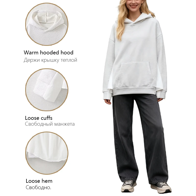 المرأة مقنعين البلوز المرقعة الشيفون مقنعين البلوز عارضة ومتعددة الاستخدامات الأزياء البلوز للتنقل اليومي #6