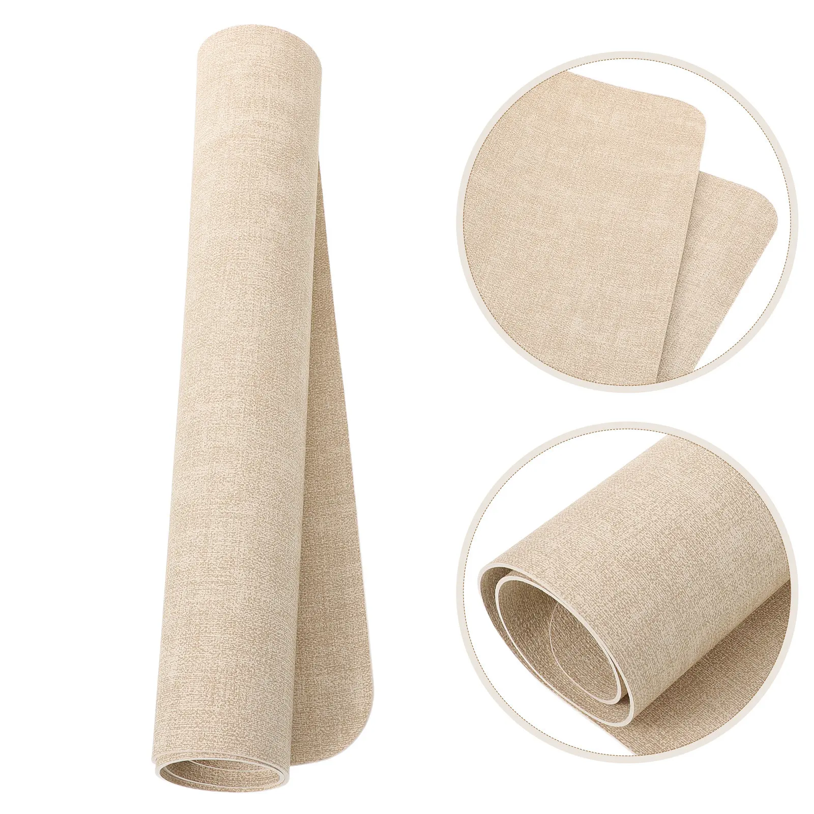 

Extra Large Waterproof PU Nail Art Table Mat Brown Non-Slip Scratch Resistant Manicure Pad Nail Tech Salon Desk