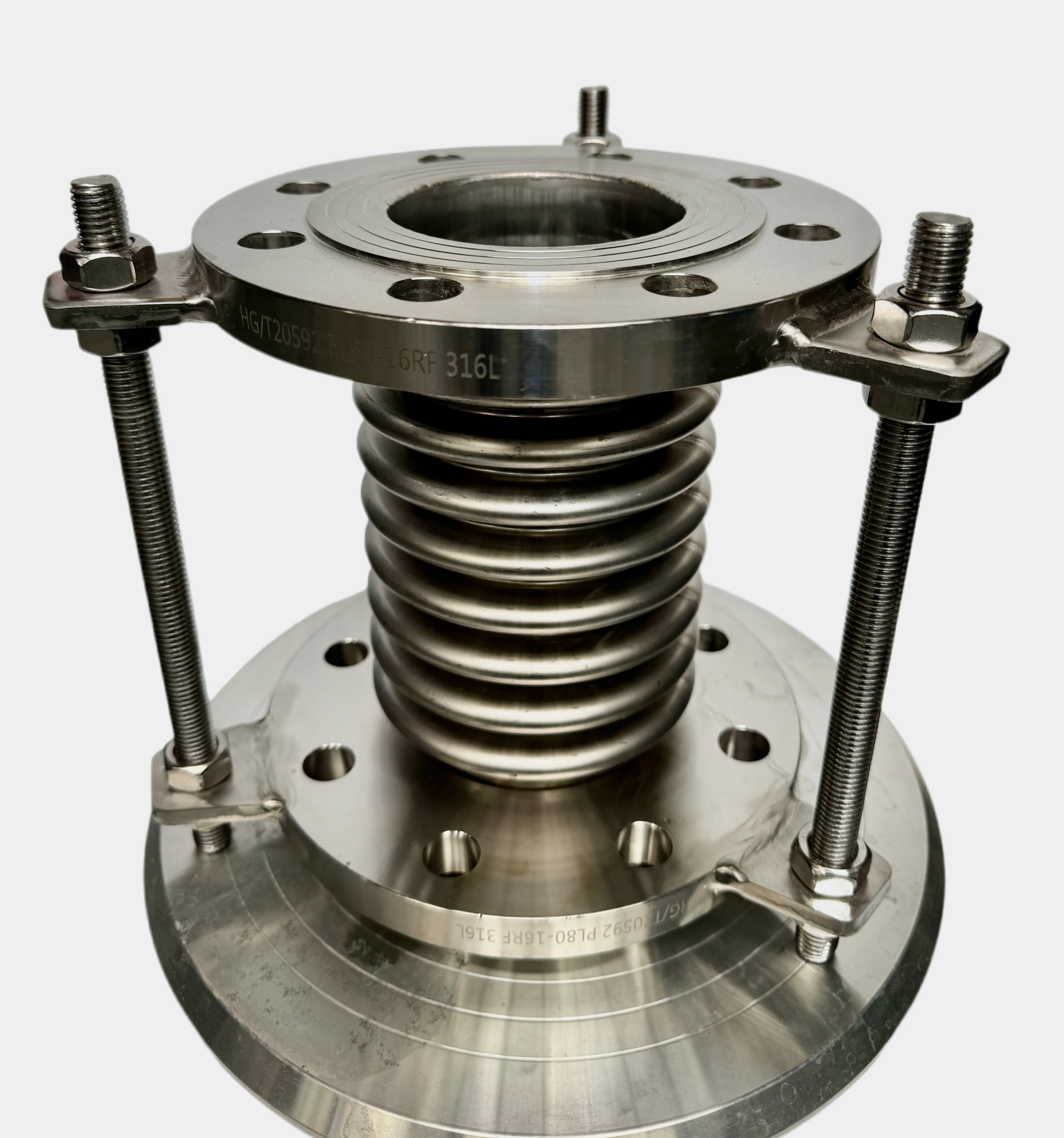 ISO100 Flexibele Rvs Balg Snelle Vacuüm Pijpklem Fittings Uitbreiding Balgverbinding voor Snelle Flens Gieten