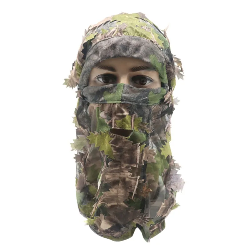 Masque facial complet 3D DulCamSolomon, masque coupe-vent unisexe confortable, casquette d'entraînement CS, camping en plein air, chasse