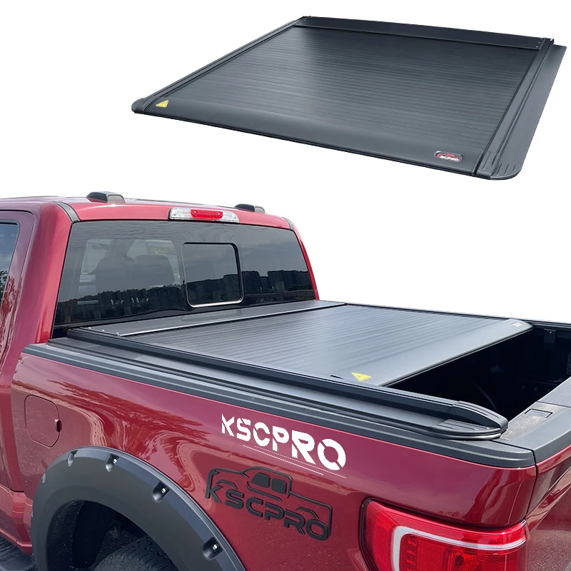 

KSCPRO Electric Retractable Truck Bed Roller Shutter Pickup Tonneau Cover for 2009-2024 Dodge Ram 1500 With Rambox 5.7'