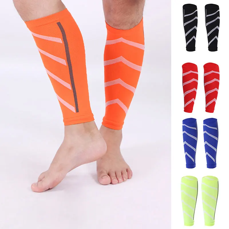 1pcs Running Athletics Compression Stockings Sleeves Leg Calf Shin Splints Elbow Knee Pads Protection Sports Safety Unisex Socks