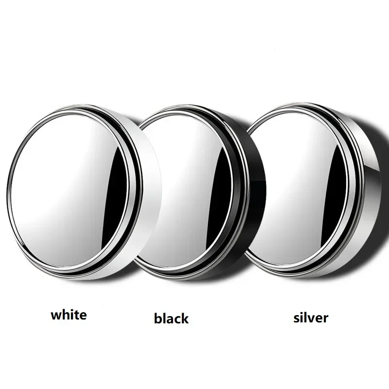 2pcs Car Rearview Mirror Convex Mirror Blind Zone Mirror Additional Mirrors Car Dead Angle Blindspot Mirror Roadway Blind Mirror - Image 4