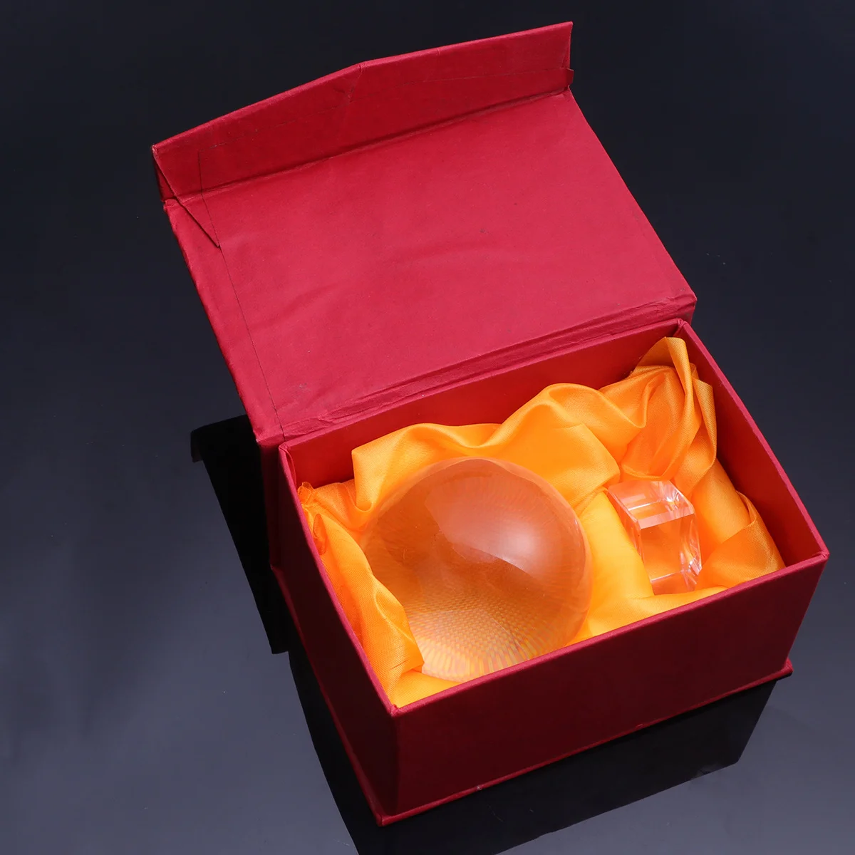 

Solid Transparent Crystal Ball Sphere Glass Display Ornament Photography Prop Wedding Decoration Crystal Ball Solid Sphere