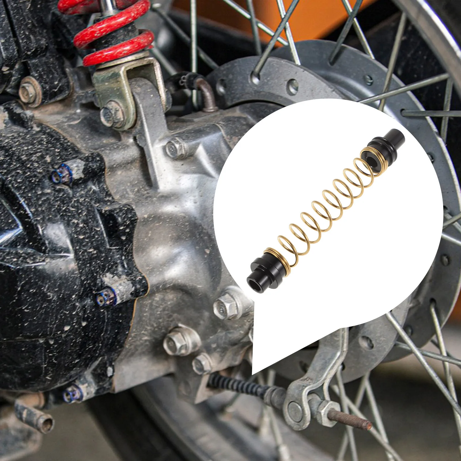 

Return Kit Motorcycle Spring Replacement Rear Drum Brake Spring Assembly Motorcycle Drum Brake Hardware Durable Metal