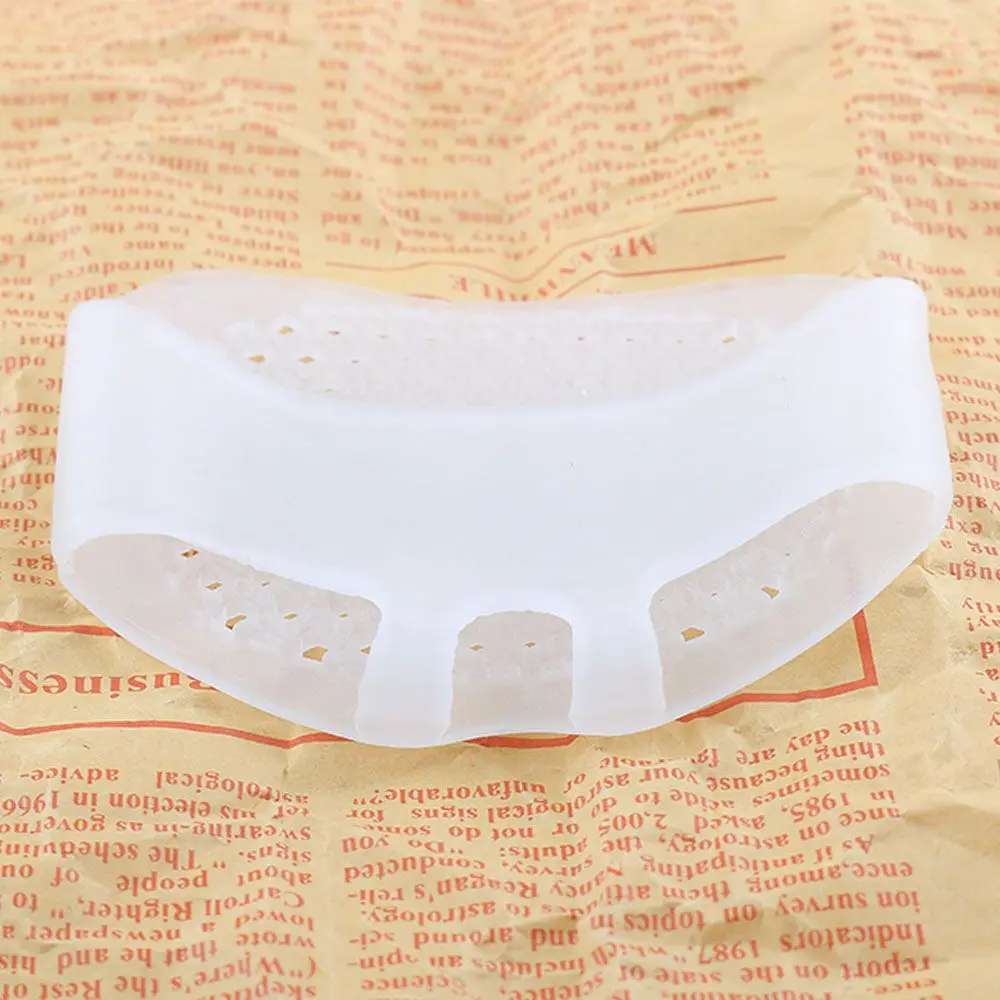 1 Pair Women's Fashion Breathable Slip-resistant Insole Soft Silicone Gel Toe Pads Shoe Insert