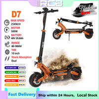 RCB D7/D7PRO Electric Scooter for Adults - 500W Motor, Dual Disc Brakes, 80-110KM Range, 150KG Load,10\