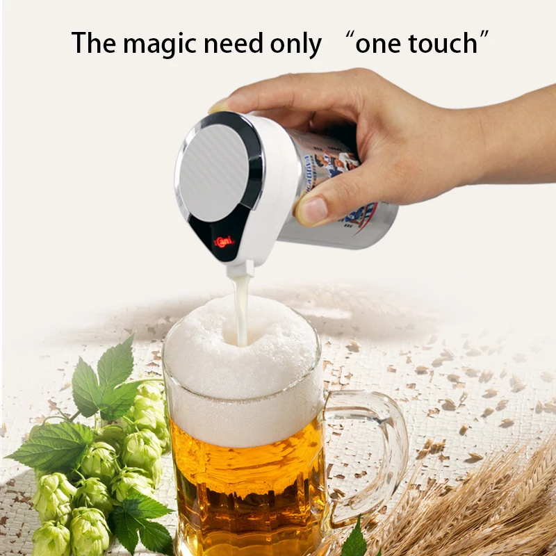 Beer Dispenser Work by Ultrasonic Vibration to Make More Smooth and Creamy Beer Foam Ideal for Beer Lover , Promotional Events