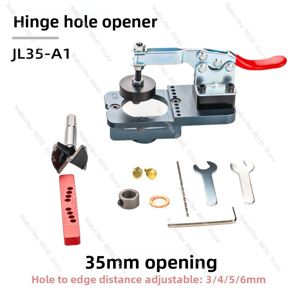 Jl35-a1 woodworking 35mm hinge hole opener 26mm door panel hinge positioner