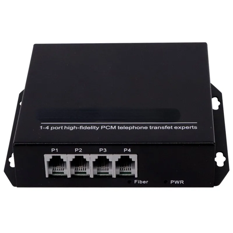 

4-Way Telephone Lightware Terminal Equipment PCM Voice to Fiber Optical Transceiver FC/SC Phone to Fiber Optic Extender