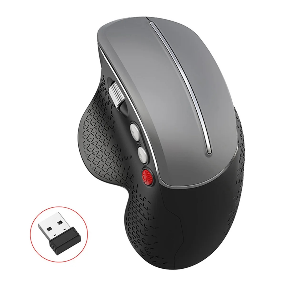 CMB-pWireless Bluetooth Mouse Rechargeable 2.4G Wireless Mouse for Office Mute Support PC Laptop Tablet