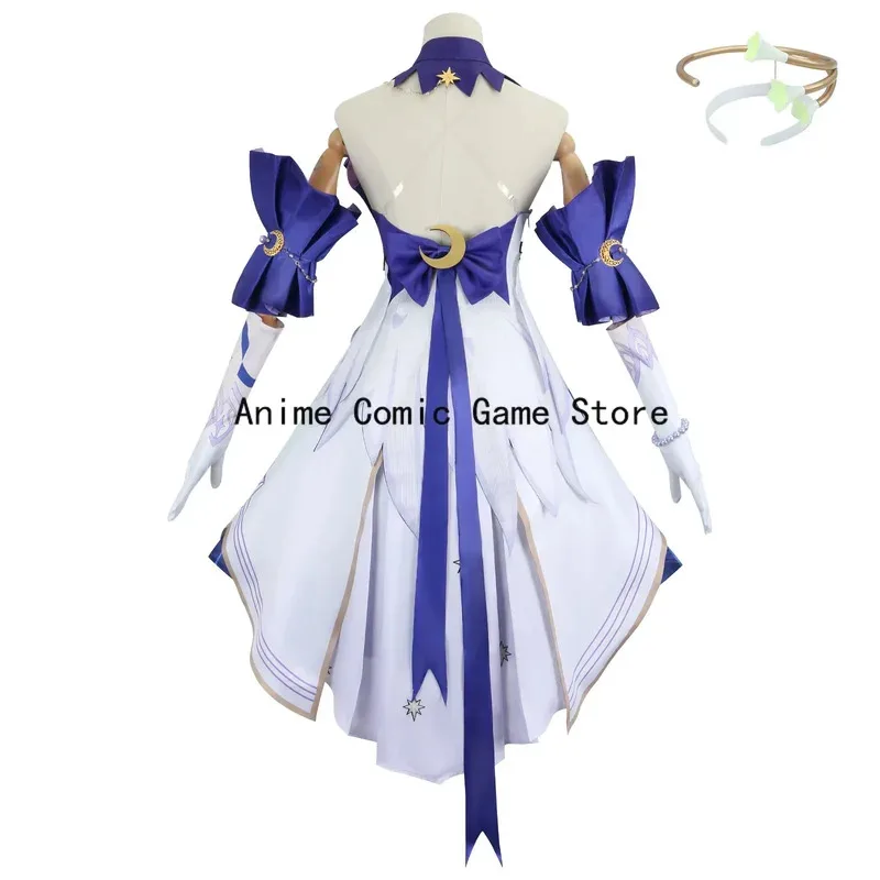 Em estoque XS-2XL robin cosplay honkai star rail cosplay traje peruca uniforme carnaval roupas de halloween para mulher