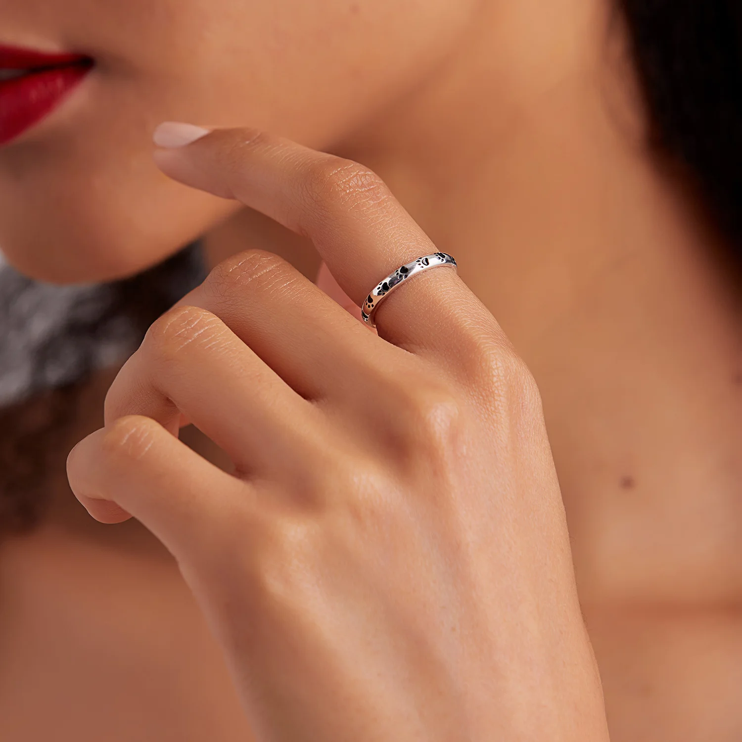 WOSTU – bagues simples européennes en argent Sterling 925 pour femmes, bagues de mariage, cœur de fiançailles avec Zircon, bijoux féminins originaux