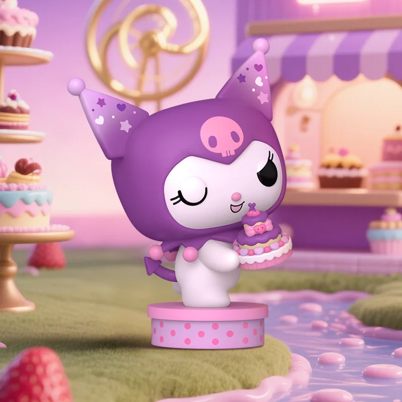 

Kuromi with Cake (20th Anniversary)108 Figures Funko Pop Sanrio 4.6 inch Vinyl Figure Collectible Limited Edition Model Toy Gift