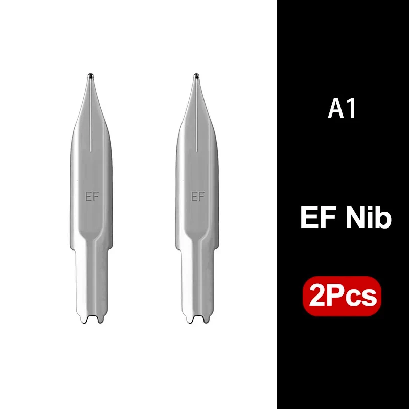 Ersetzen Sie die EF/F-Feder für MAJOHN A1/A2/A3-Press-Harz-Füllfederhalter für Majohn A1-Tintenstift-Zubehör. Schreibfeder mit Gummimatte