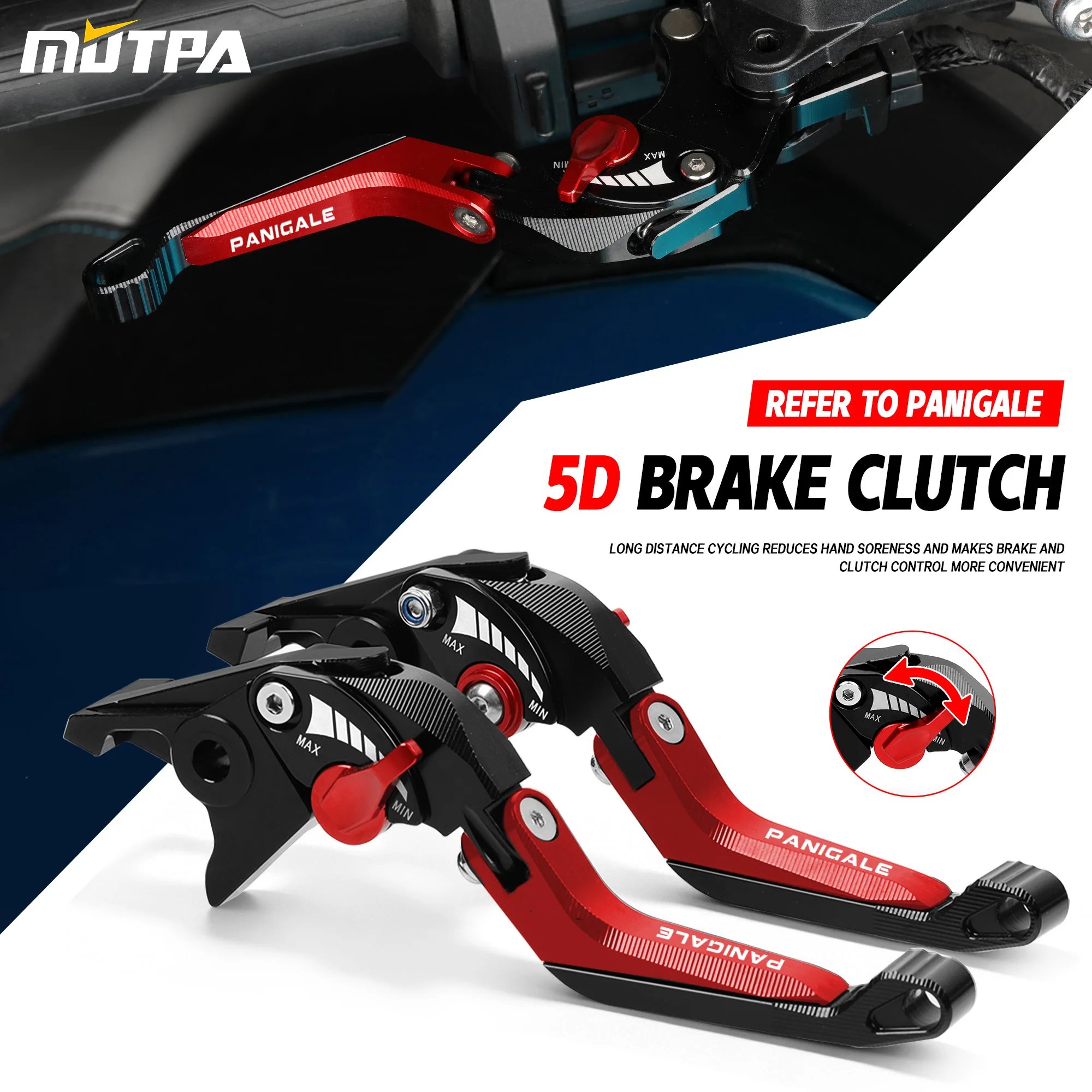 ducati-panigale-1299-1199-s-r-959-899-v2-v4-モーターサイクル-panigale-899-cnc-5d-アルミ製調整可能折りたたみ式ブレーキクラッチレバー