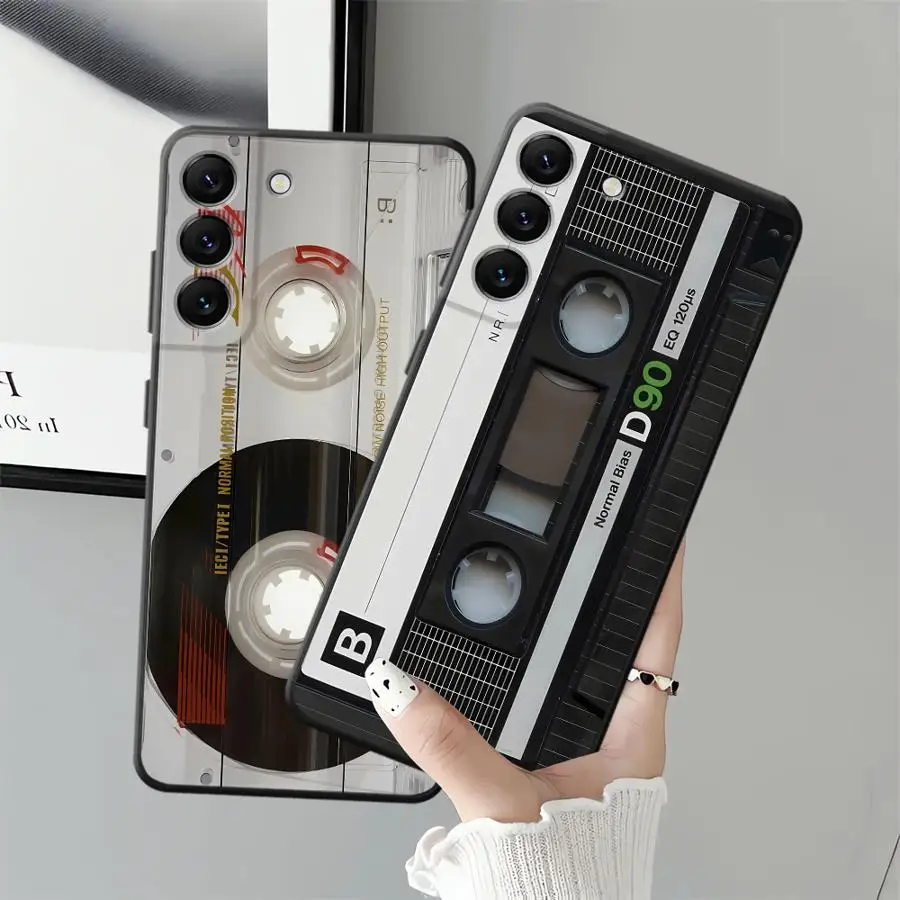 الرجعية كاميرا سوداء لينة غطاء الهاتف حقيبة لهاتف سامسونج غالاكسي A55 A52 A15 A56 A32 A24 A26 A25 A34 A23 A35 A17 A36 A16 A53 A54 A04