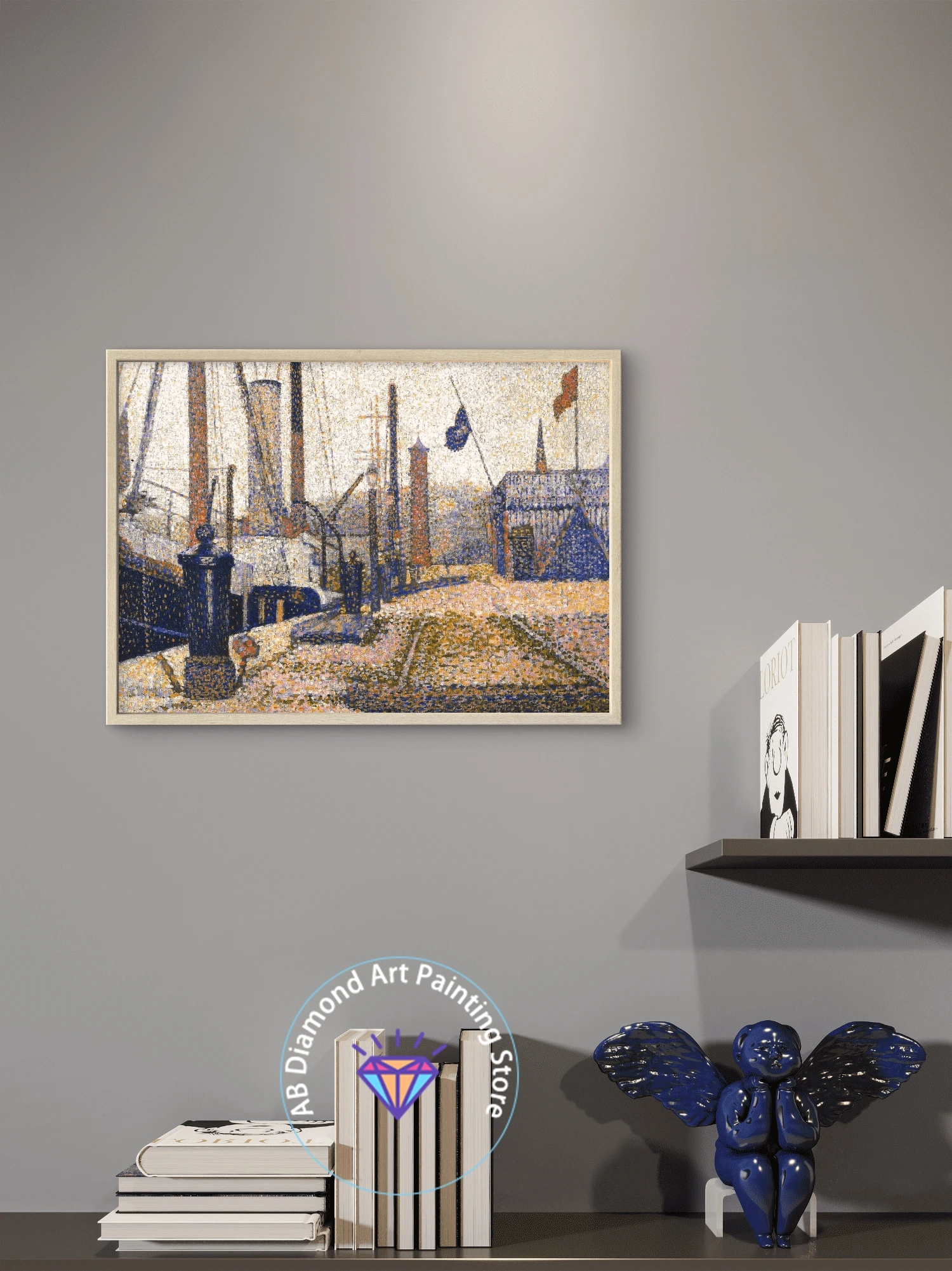 AB Diamond Art Painting Kits Georges Seurat Famous A Sunday Afternoon Embroidery Mosaic Cross Stitch Home Decor Children's Gift