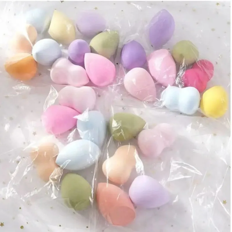 Multi-Color Optional Makeup Sponge Blender Beauty Egg Soft Cosmetic Puff Foundation Sponge Powder Puffs Gourd-Shaped Makeup Tool