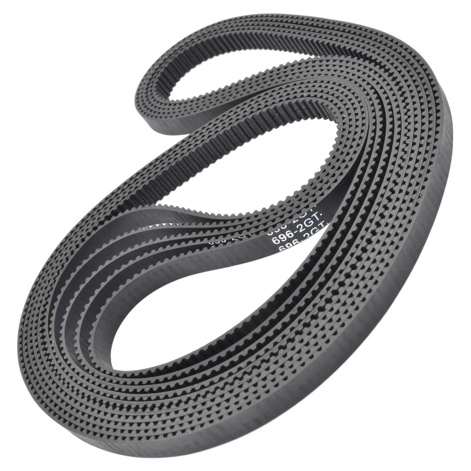 POWGE 2M 2GT Timing Belt Lp=622 630 634 640 650 656 660 670 676 686 690 696 700 702 710 724 726 730 738 740 Width 6/9mm Rubber