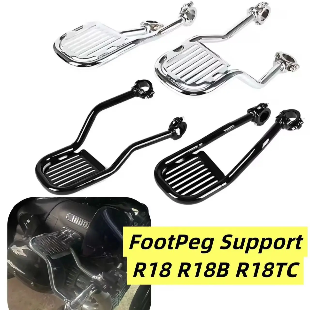 Motorcycle Rider Leg Support Pedals Pedal Footpeg Holder For BMW R18 R18TC Roctane R18B Transcontinental R 18B Classic 100 Year