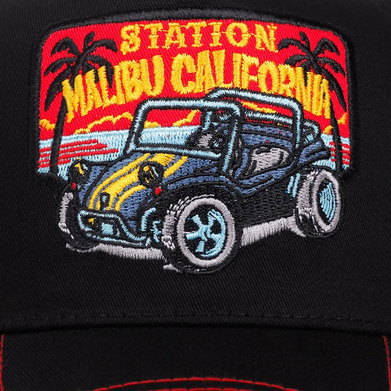 الفاخرة في الهواء الطلق للجنسين الصيف قبعة الصيد تنفس MeshTrucker قبعة الرجال النساء شاحنة كبيرة مطرزة Snapback قبعة الشمس أبي قبعة