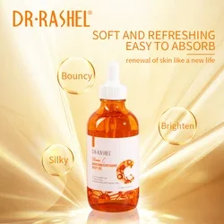 DR.RASHEL Vitamin C Nourishing Repairing Body Oil Moisturizing Whitening Anti-Wrinkle Anti-Acne Shrink Pores Sooth Skin Massage