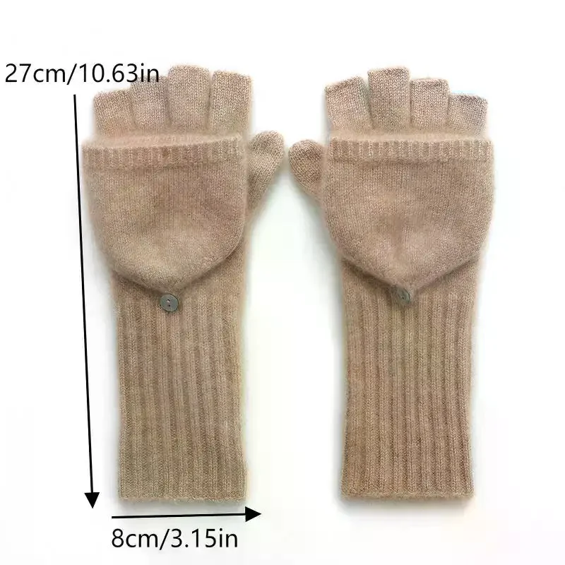 الكشمير القفاز الدافئة محبوك أصابع قفازات الوجه القفازات للرجال النساء طالب بنين بنات نصف اصبع قفازات رشاقته قفازات