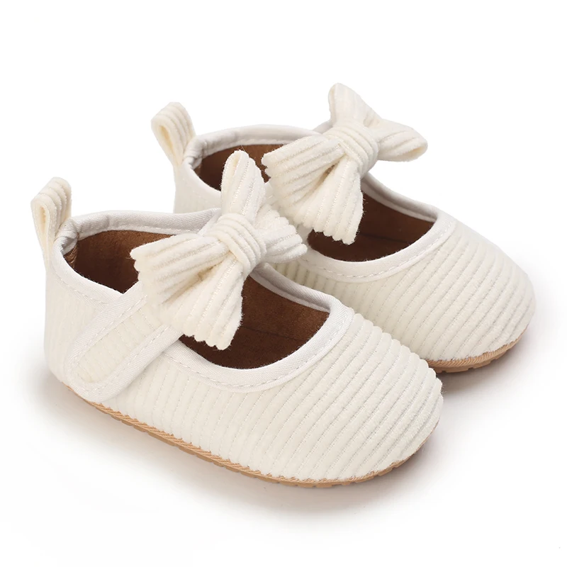 Spring and Autumn Style 0-1 Year Old Baby Shoes Bow Tie Soft Soled Princess Baby Shoes Baby Shoes