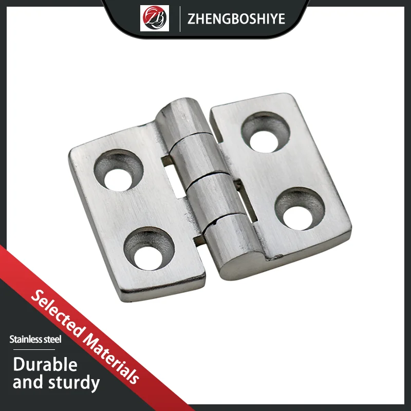 

304 Stainless Steel Four Section Hinge Industrial Electrical Automation Machinery Equipment Distribution Box Hinge