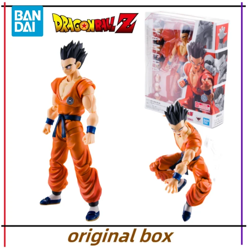 Bandai Figure Model Dragon Ball SHF Yamcha Earth Foremost Fighter Anime Figures Toys Collectible Gift for Kids Genuine Unopened