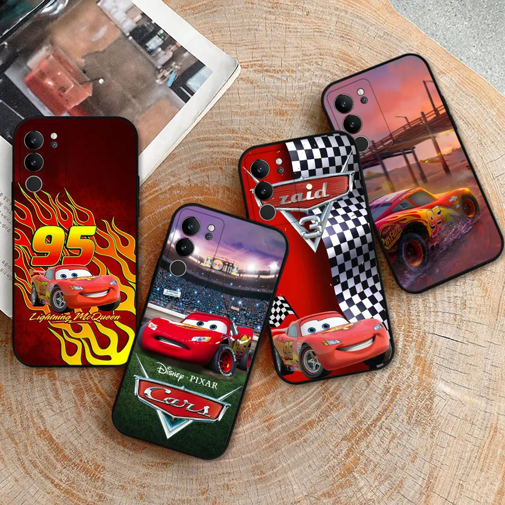 Disney Cars Lightning McQueen Case For VIVO V30 V29 V29E V27 V27E V25 V23 V23E V21 V21E V20 V20SE V17 V15 V11 V11I 5G PRO Cover