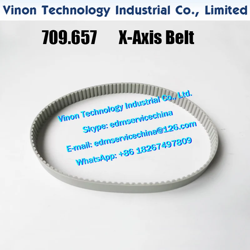 709.657 edm Tooth Belt (X-Axis) for AC Geared Belt Toothed Belt Timing Belt 709657, 590.709.657, 590709657