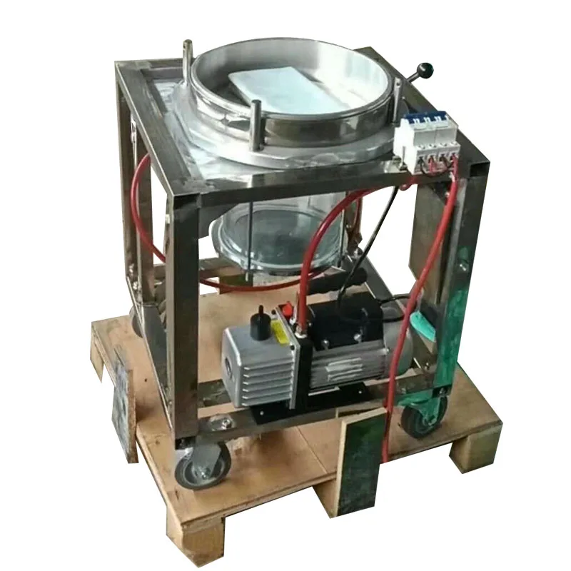 Stainless Steel Olive Peanut Sunflower Sesame Coconut Edible Oil Vacuum Oil Filter Machine