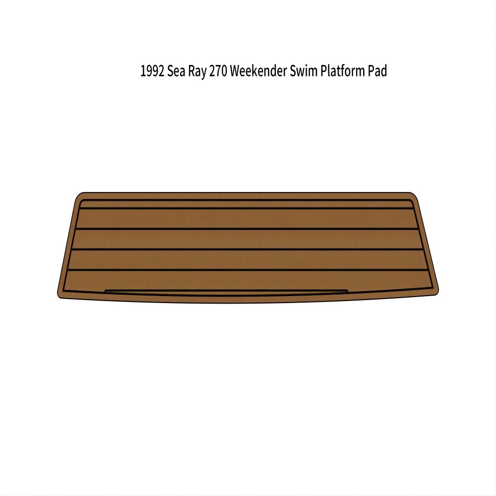 1992 Sea Ray 270 Weekender Swim Platform Pad Boat EVA Foam Teak Deck Floor Mat