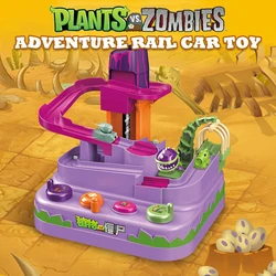 2024 New Plants Vs Zombies Adventure Rail Car Toy Chomper Peashooter Educational Toys Teenagers Toys Gifts