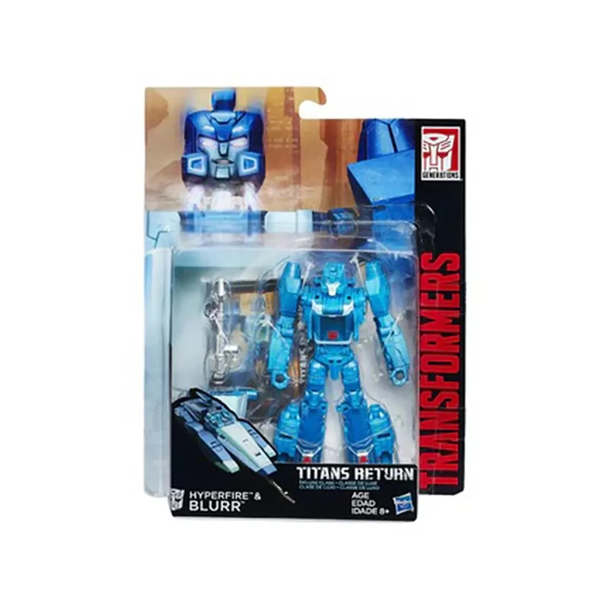 In stock Hasbro Transformers Titans Return Hyperfire & Blurr Deluxe Class Anime Action FigureOriginal Model Toy Gift Collection